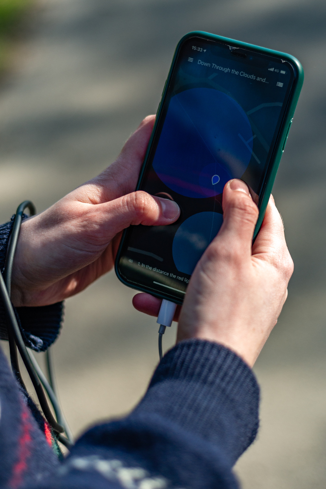 ECHOES app on phone screen